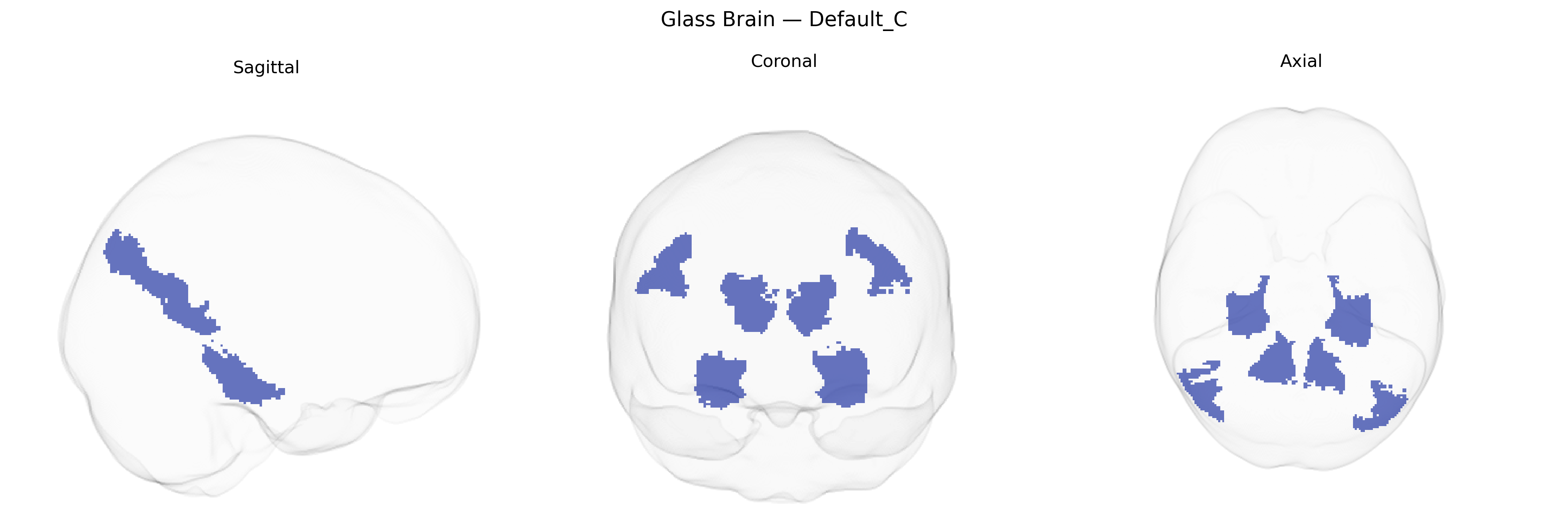 Triplanar Ghost Brain